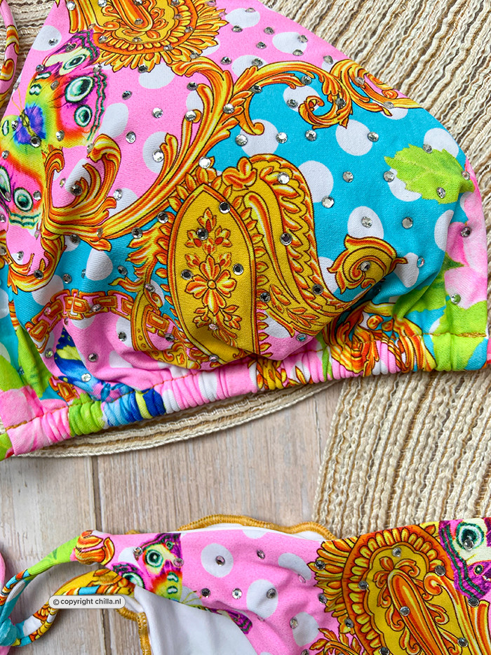 Bikini Triangle She's Cute Crystals van Luli Fama Bikini Triangle She's Cute Crystals van Luli Fama