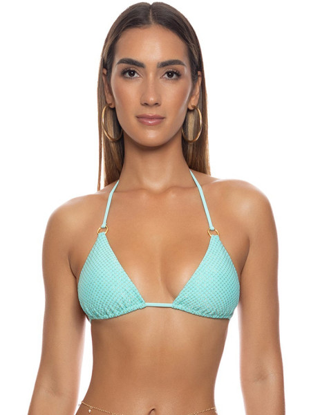 Triangle Top Sunkiss Glow Aqua by Luli Fama