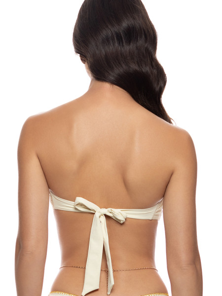 Bandeau Top White Sands by Luli Fama