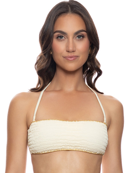 Bandeau Top White Sands by Luli Fama