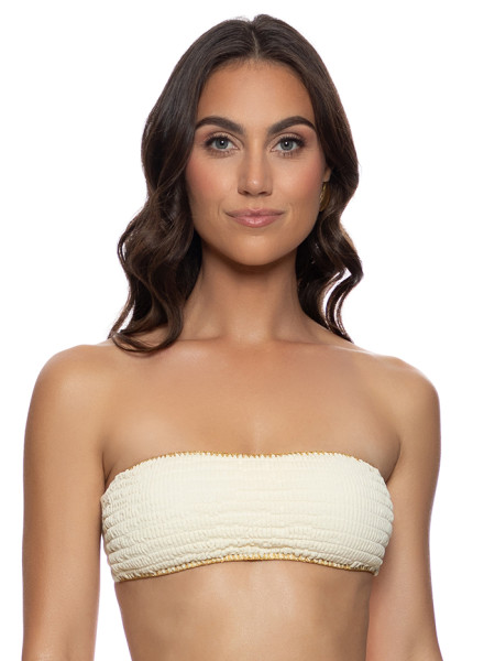 Bandeau Top White Sands by Luli Fama