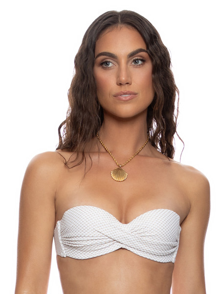 Push-up Bikini Sunkiss Glow White van Luli Fama