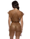 Kaftan Sunshine Addict Bruin/Goud