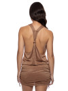 T-Back Mini-Dress Brown