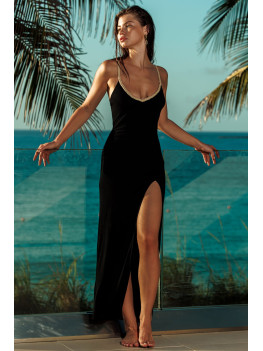Long Dress Sail on Black by Luli Fama