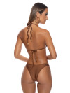 Zig-Zag Triangle Bikini Cosita Buena Brown