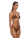 Zig-Zag Triangle Bikini Cosita Buena Brown