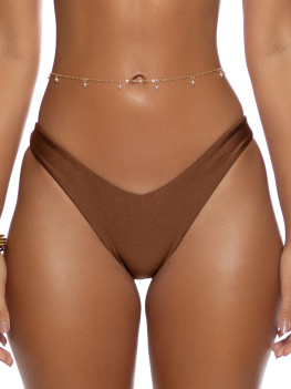 High-Leg Bottom Cosita Buena Brown by Luli Fama