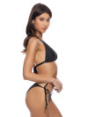 Halter Bikini Sunkiss Glow Black