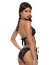 Halter Bikini Sunkiss Glow Black