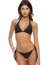 Halter Bikini Sunkiss Glow Black