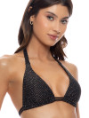 Halter Top Sunkiss Glow Black