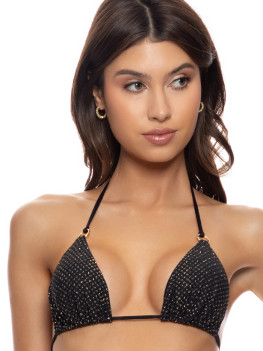 Triangle Top Sunkiss Glow Black by Luli Fama