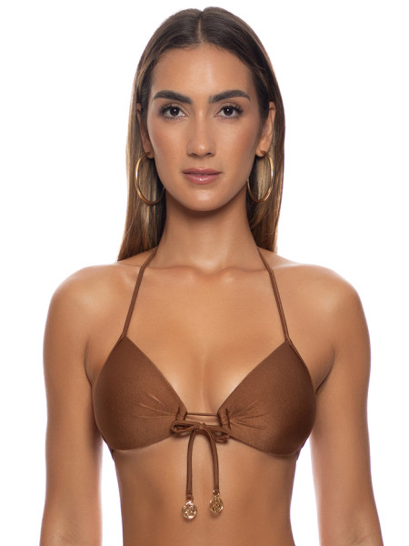 Push-up Top Cosita Buena Brown van Luli Fama