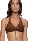 Halter Top Natural Habitat Brown