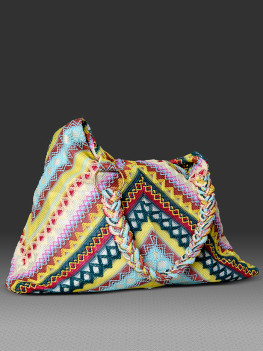 Boho Beach Bag High Noon Heat by Luli Fama