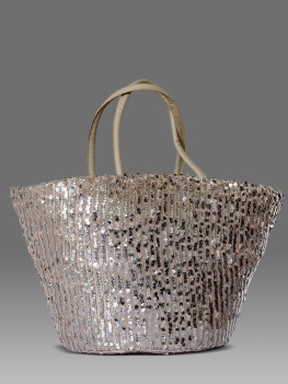Strandtas Miller Zilver van Pia Rossini