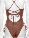 Strappy One Piece Suit Toasted Glow