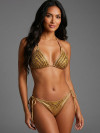 Bikini Luxury Gold Beaded