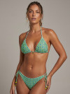 Bikini Tri Bordado Verde