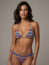 Bikini Tri Rayas Azul