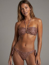 Bandeau Bikini Aurora Zebra Shiny