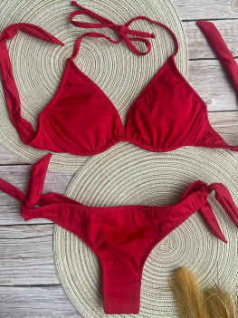 Underwire Top and Thong Rojo Oscuro by Phax 2