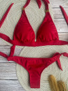 Halter Top and Thong Rojo Oscuro