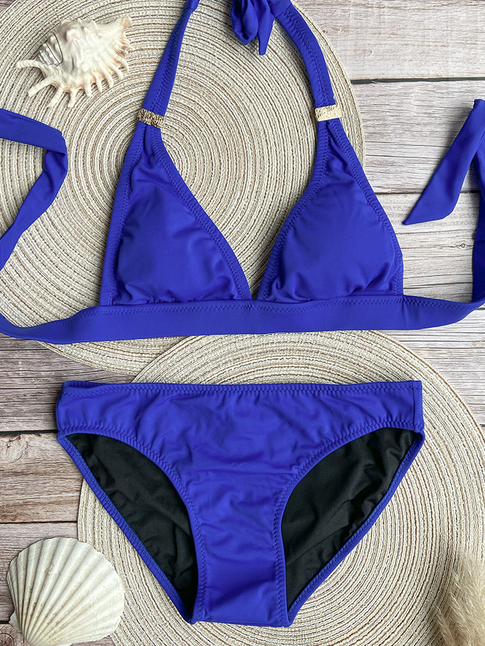 Halter Bikini Electric Blue by Phax