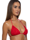 Triangle Top Sweet Love Red
