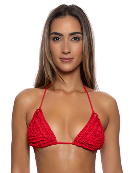 Triangle Top Sweet Love Red by Luli Fama