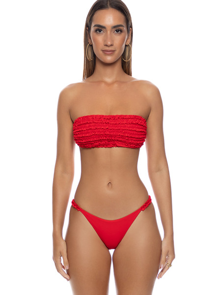 Bandeau Bikini Sweet Love Red by Luli Fama