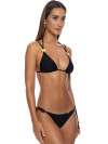 Bikini Triangle Gilded Butterfly Black