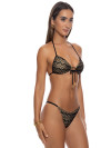 Push-up Bikini Midnight Currents Black
