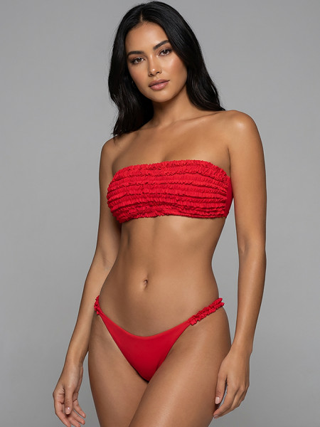 Bandeau Bikini Sweet Love Red by Luli Fama