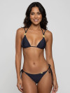 Bikini Triangle Gilded Butterfly Black