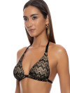 Halter Top Midnight Currents Black