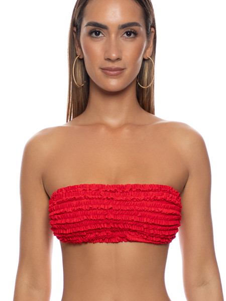 Bandeau Top Sweet Love Red by Luli Fama
