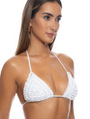 Triangle Top Sweet Love White