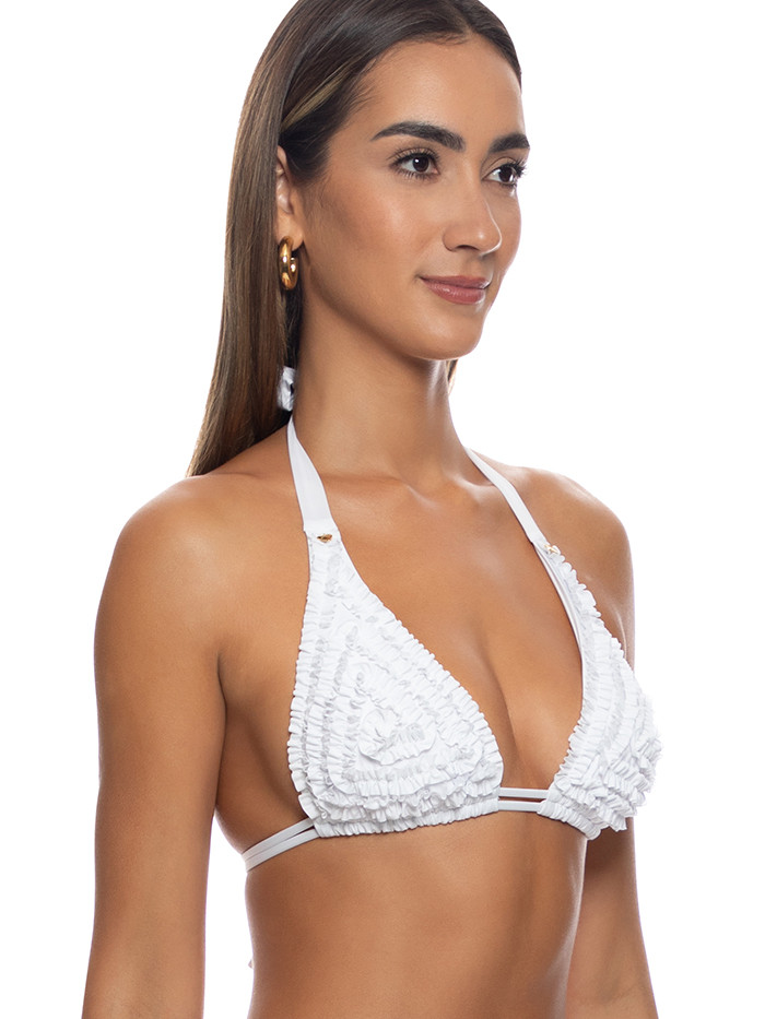 Halter Top Sweet Love White van Luli Fama
