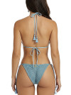 Bikini Triangle Powder Blue Mesh