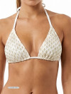 Triangle Top Gold Rush White