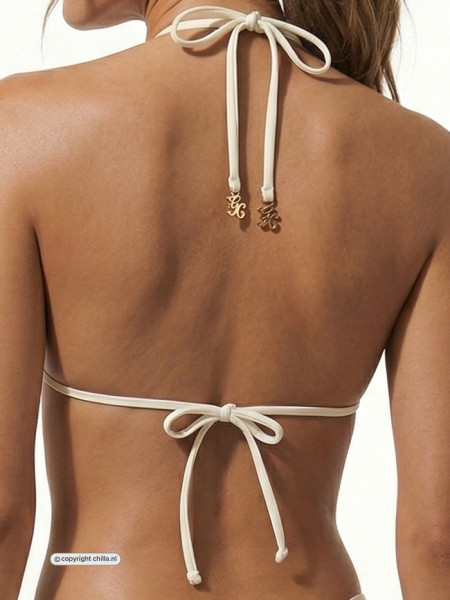 Triangle Top Gold Rush White van Gold Couture