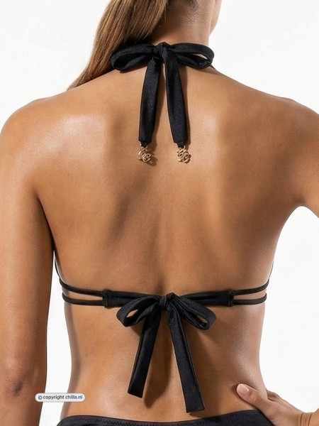 Halter Top Black Diamond van Gold Couture