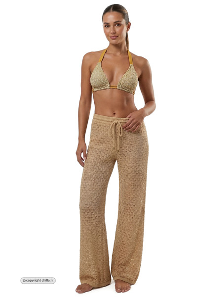 Strandbroek Gold Rush Gold van Gold Couture