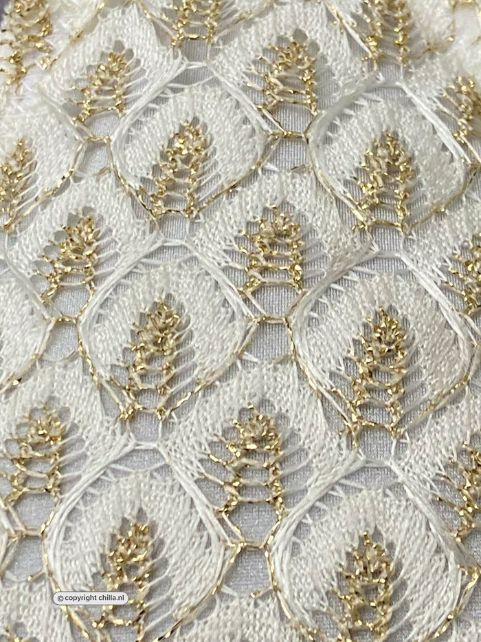 High-Leg Bottom Gold Rush White by Gold Couture