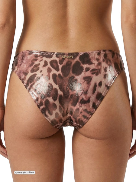 Pink Orchid Volledig Broekje Leopard van Gold Couture
