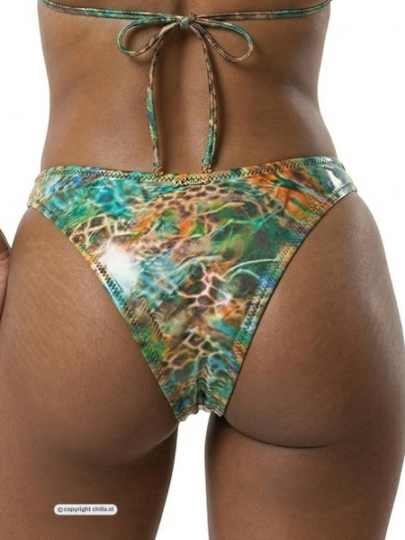 Jungle Fever High-Leg Bottom Emerald by Gold Couture