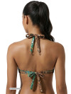 Jungle Fever Halter Top Emerald/Leopard