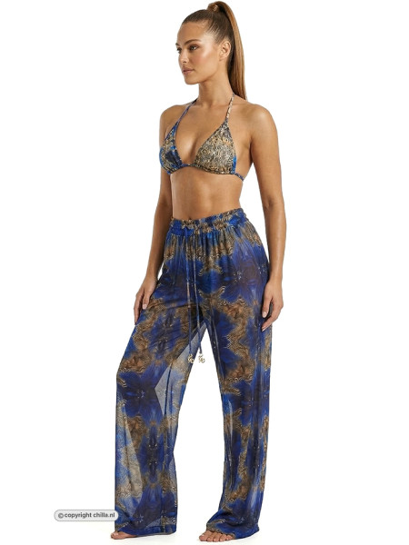 Blue Orchid Strandbroek Orchid van Gold Couture